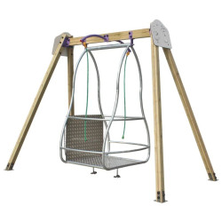 Balançoire fauteuil roulant inclusive PM744 Manufacturas Deportivas