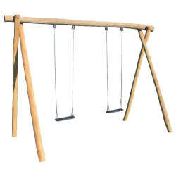 Balançoire Rustique PM720RO bois de Robinier Manufacturas Deportivas