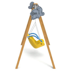 Balançoire bois 1 siège inclusif PM738/H/S/C Manufacturas Deportivas