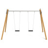 Balançoire bois 2 sièges plats PM740/H/C/S Manufacturas Deportivas