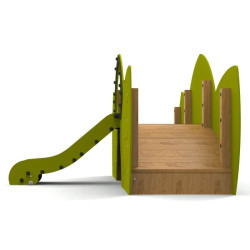 Structure de jeux inclusive Feuille