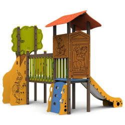 Structure de jeux Le Petit Chaperon Rouge