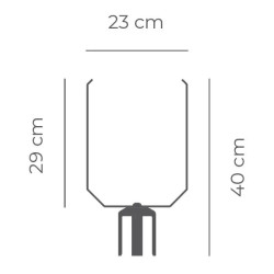 Panneau d'information A4 et A3 pour poteau guide file