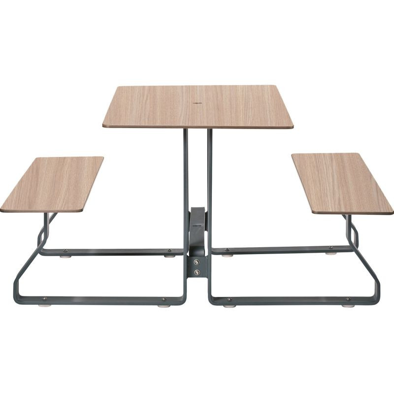 Table Hysope avec assises en compact