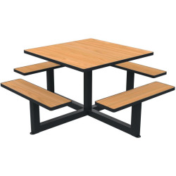 Table de pique nique avec option trou parasol Orpin