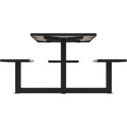 Table de pique nique avec option trou parasol Orpin