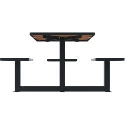 Table de pique nique avec option trou parasol Orpin