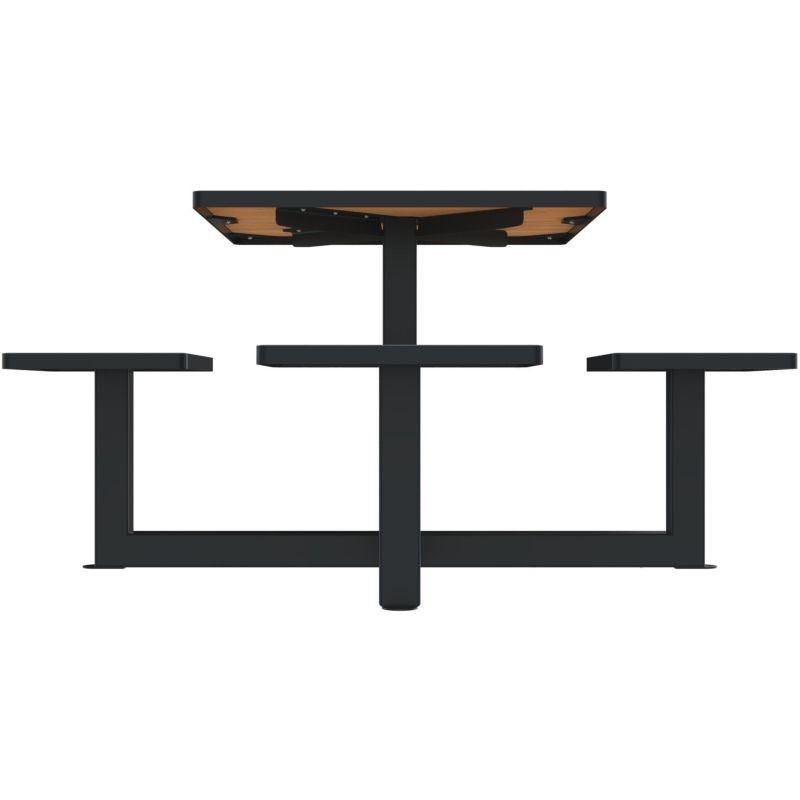 Table de pique nique avec option trou parasol Orpin