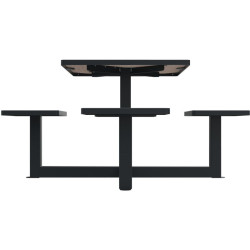 Table de pique nique avec option trou parasol Orpin