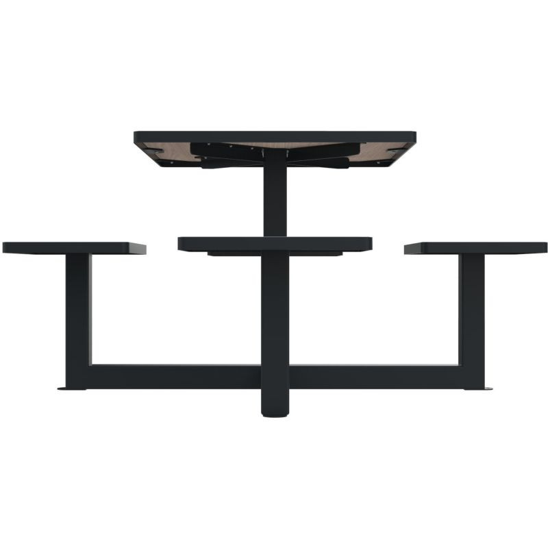 Table de pique nique avec option trou parasol Orpin