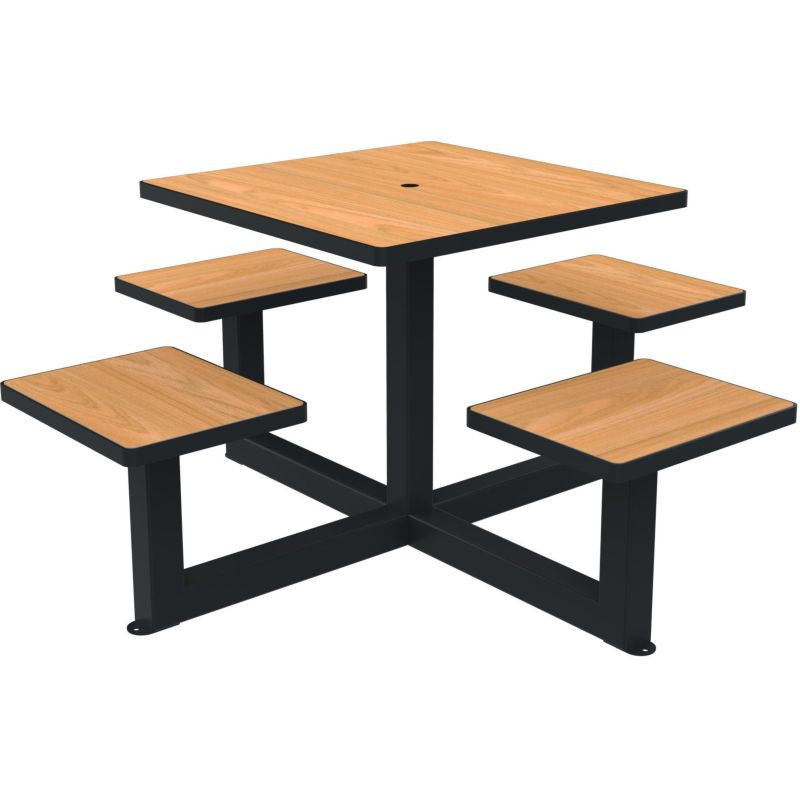 Table de pique nique avec option trou parasol Orpin