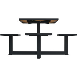 Table de pique nique avec option trou parasol Orpin