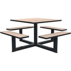 Table de pique nique avec option trou parasol Orpin