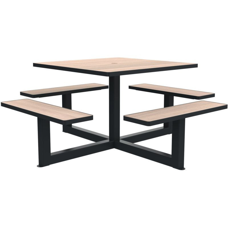 Table de pique nique avec option trou parasol Orpin