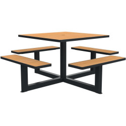 Table de pique nique avec option trou parasol Orpin