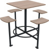 Table Moka en HPL avec repose pieds