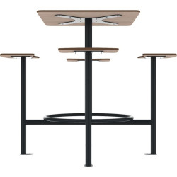 Table Moka en HPL avec repose pieds