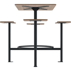 Table Moka en HPL avec repose pieds