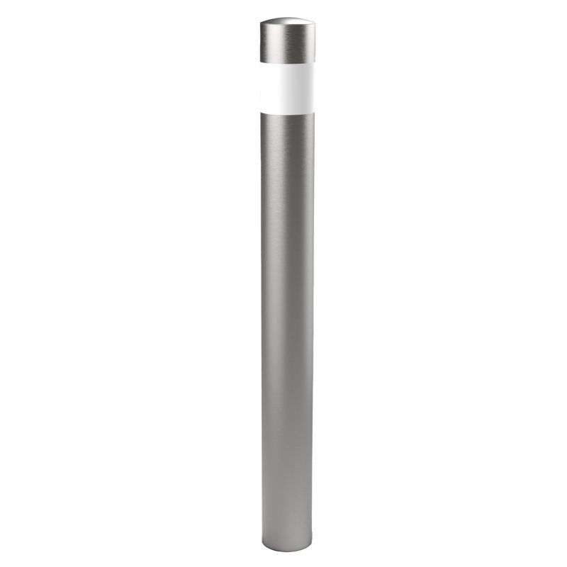 Potelet &amp; Borne inox Cap Ferret avec bande réfléchissante D.6 à 25.4