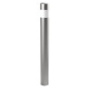 Potelet &amp; Borne inox Cap Ferret avec bande réfléchissante D.6 à 25.4
