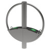 Arceau inox pour stationnement d'un vélo à assistance électrique (VAE