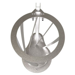 Poubelle en inox brossé de ville Cogolin