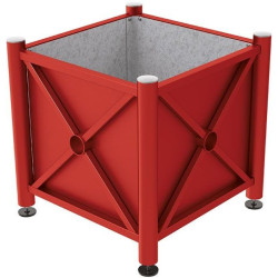 Bac à palmier acier Province Inox brossé