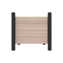 Jardinière en compact HPL effet chêne clair - Vibrato Extreme