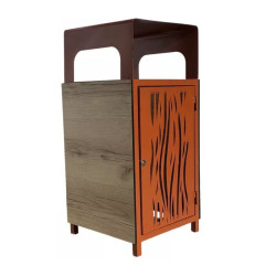 Poubelle de ville avec porte sac 80 litres - City