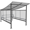 Abri avec toit concave 45 chariots