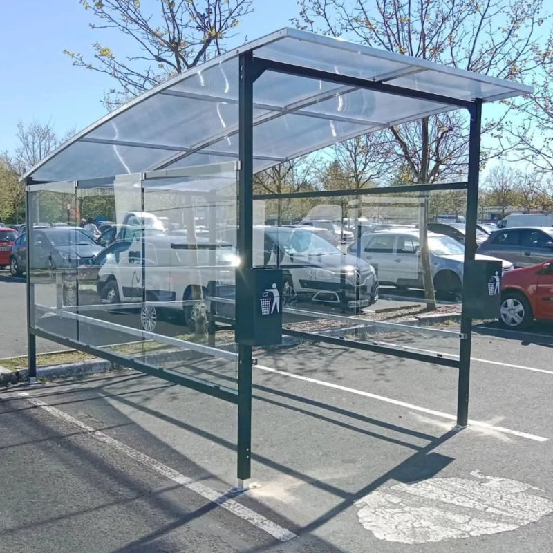 Abri avec toit convexe 45 chariots