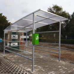 Abri avec toit convexe 45 chariots