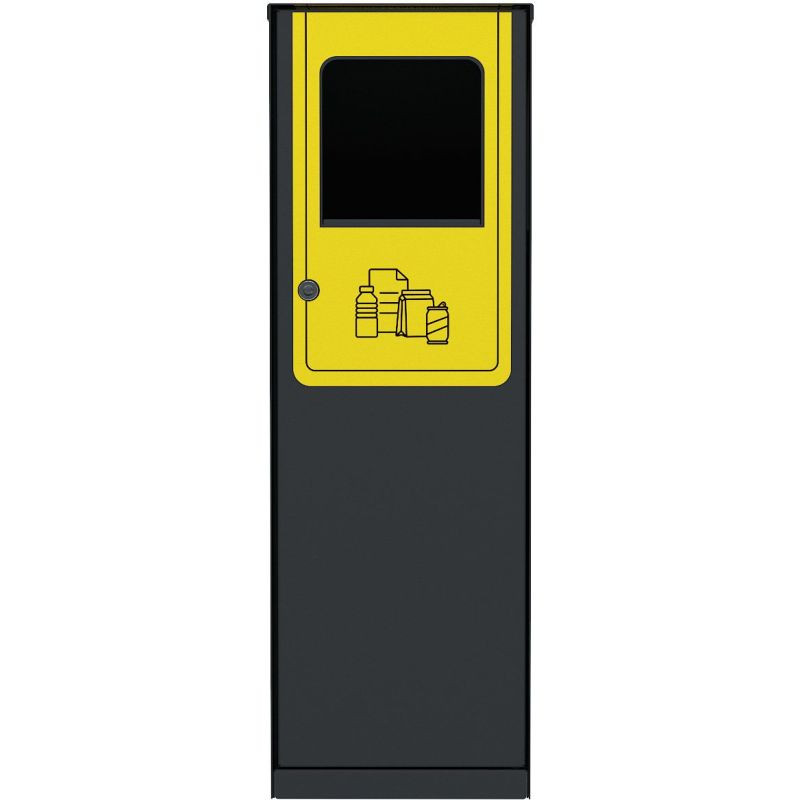 Poubelle en métal Buton