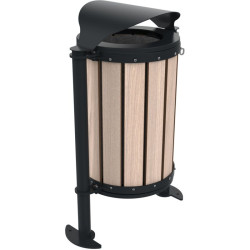 Corbeille en métal et compact Urbeo