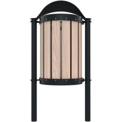 Bac à déchets en compact Urbéo