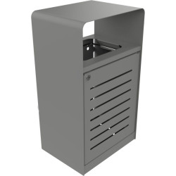 Bac à déchets en métal Urbeo