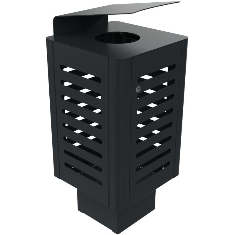 Banc à déchets en métal Orbi