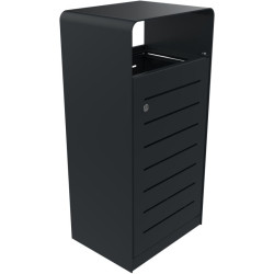 Bac à déchets en métal Urbeo