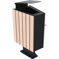 Bac à déchets en compact Viléo