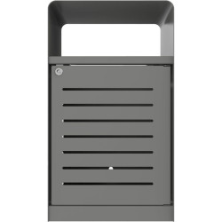 Bac à déchets en métal Urbeo