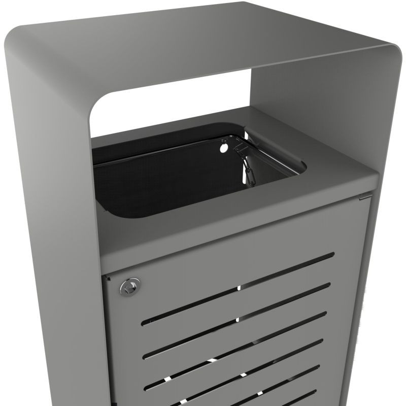 Bac à déchets en métal Urbeo