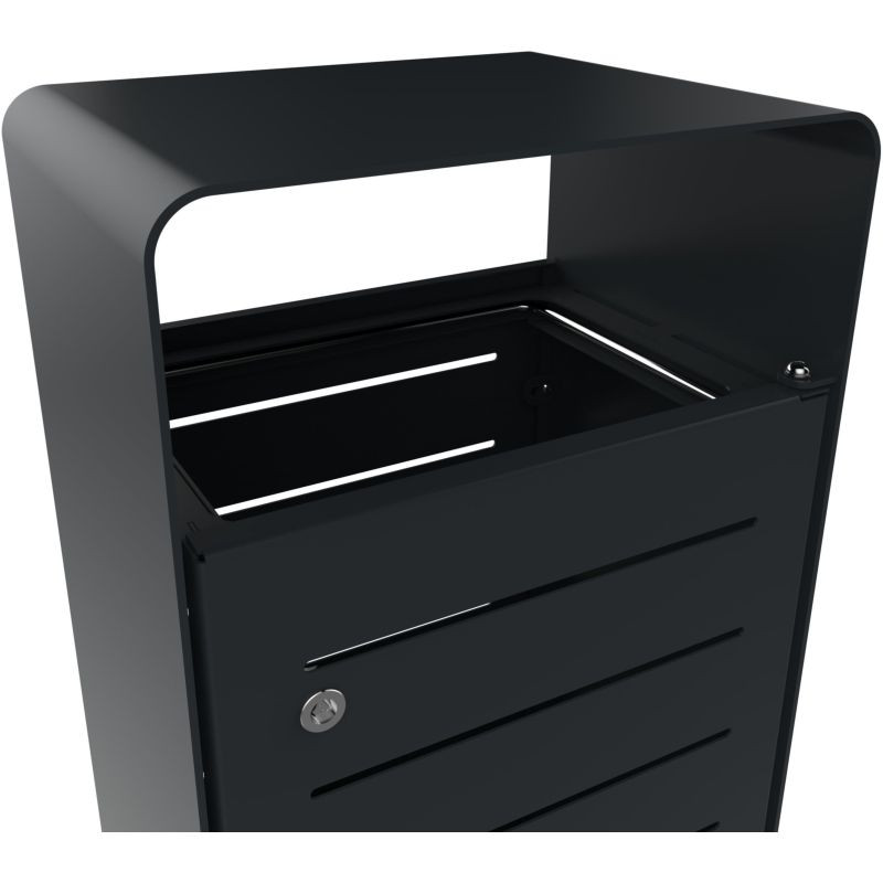 Bac à déchets en métal Urbeo