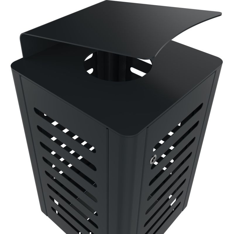 Banc à déchets en métal Orbi