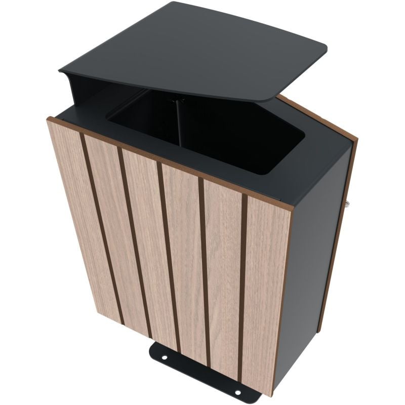 Bac à déchets en compact Viléo