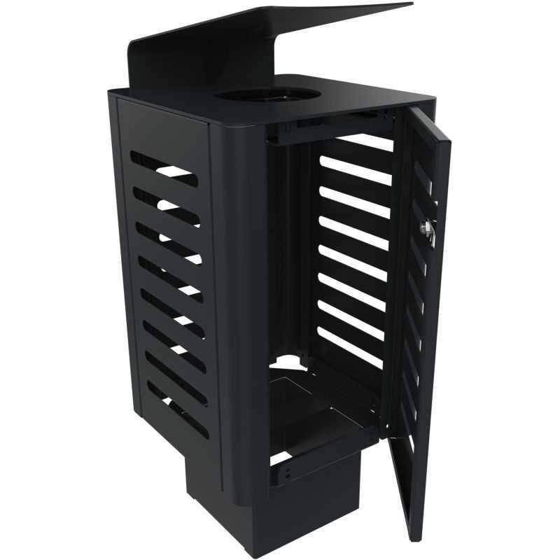 Banc à déchets en métal Orbi