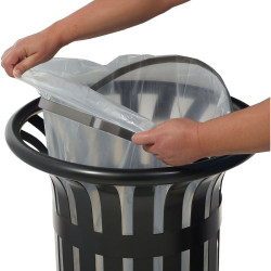 Bac à déchets en métal Lylia