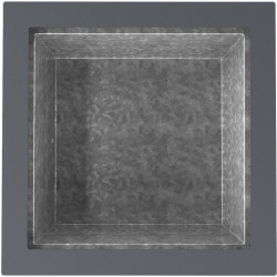 Jardinière Lali en compact effet lames