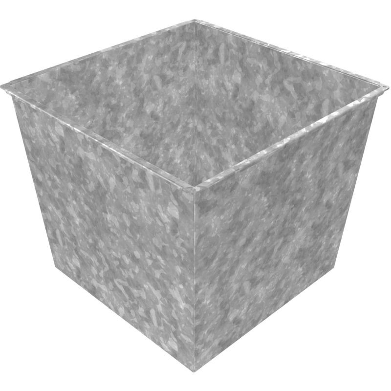 Bac en acier galvanisé