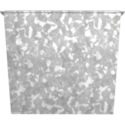 Bac en acier galvanisé