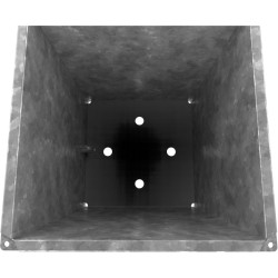 Bac en acier galvanisé